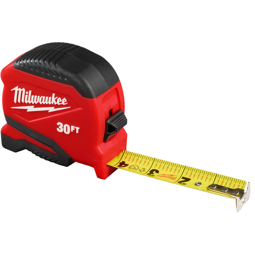 Compact Tape Measure, 1" x 30' Pronet Distribution