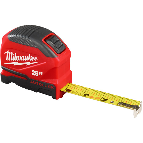 Auto-Lock Tape Measure, 1" x 25' Pronet Distribution