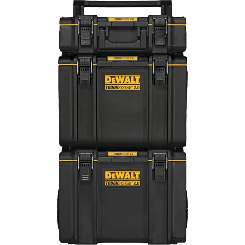 TOUGHSYSTEM&reg; 2.0 Rolling Tower, 24" x 20-2/5" x 34-1/2", Black/Yellow Pronet Distribution