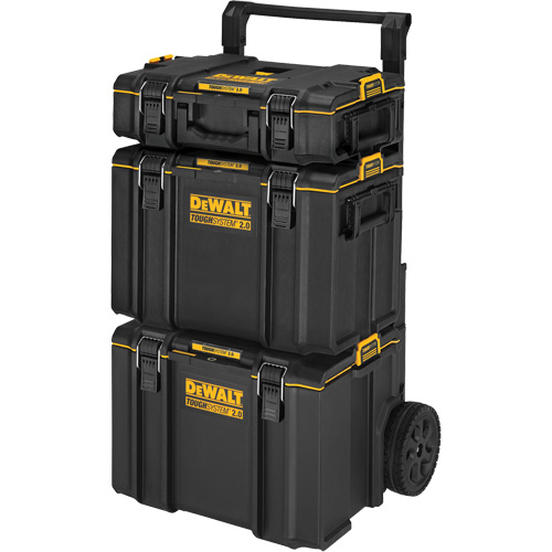 TOUGHSYSTEM&reg; 2.0 Rolling Tower, 24" x 20-2/5" x 34-1/2", Black/Yellow Pronet Distribution