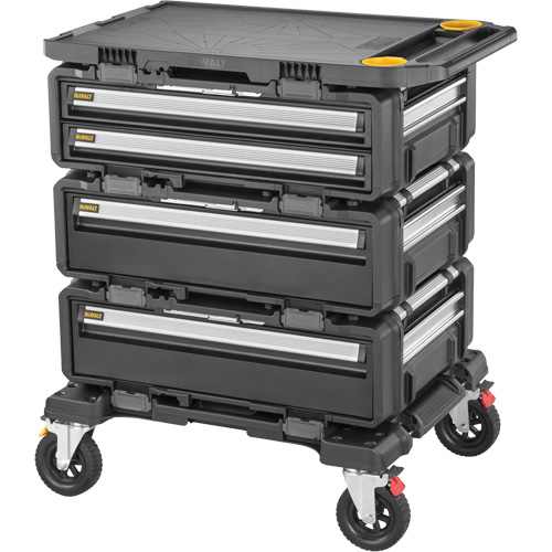 TOUGHSYSTEM&reg; 2.0 DXL 5-in-1 Modular Workstation, 34" x 25-4/5" x 39", Black/Yellow Pronet Distribution
