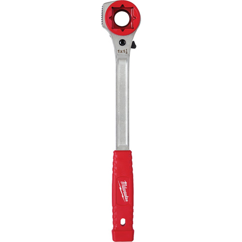Cl&eacute; &agrave; cliquet &agrave; levier &eacute;lev&eacute;e pour monteur de ligne avec face de frappe frais&eacute;e, Prise de 3/4"/1"/1-1/8", Poign&eacute;e Ergonomique Pronet Distribution
