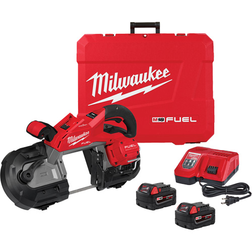 M18 FUEL Deep Cut Dual Trigger Band Saw Kit, 18 V, 5" Capacity Pronet Distribution