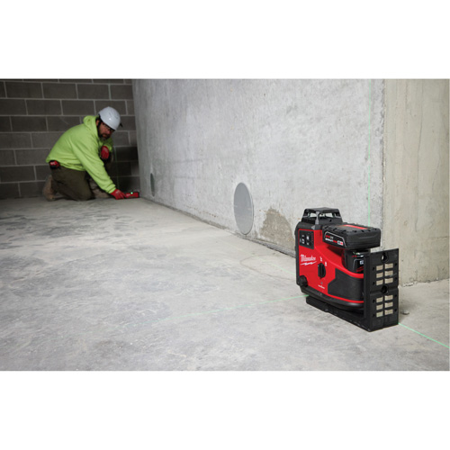Laser vert &agrave; 3 plans sur 360° M12 avec r&eacute;cepteur et alignement automatique Pronet Distribution