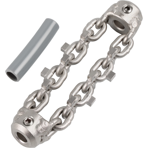 Chaîne de nettoyage de tuyaux de 2" pour c&acirc;ble de serpent &agrave; chaîne de 1/4" Pronet Distribution