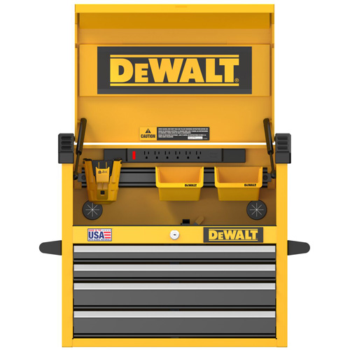 Heavy-Duty Tool Chest, 26" W, 4 Drawers, Yellow Pronet Distribution