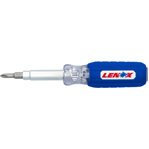 6-in-1 Multi-Bit Screwdriver, Textured Handle Pronet Distribution