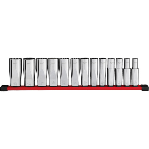 Jeu de douilles profondes SAE &agrave; 12 pans, 13 Mcx, Prise de 1/2", Profond Pronet Distribution