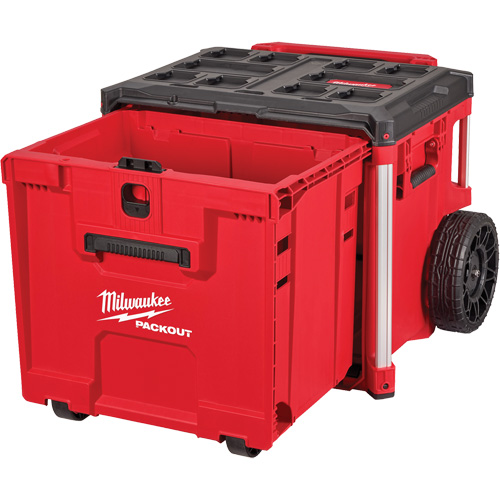 PACKOUT Rolling Drawer Tool Box, 19" x 24" x 20", Black/Red Pronet Distribution