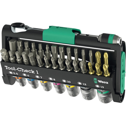 Ensemble d'outils Tool-Check 1, 38 Mcx, Prise de 1/4" Pronet Distribution