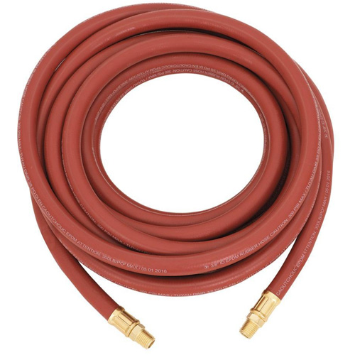 Tuyau AH3850RB, Air, Caoutchouc, 3/8" dia. x 50', 300 psi, 1/4 NPT Pronet Distribution