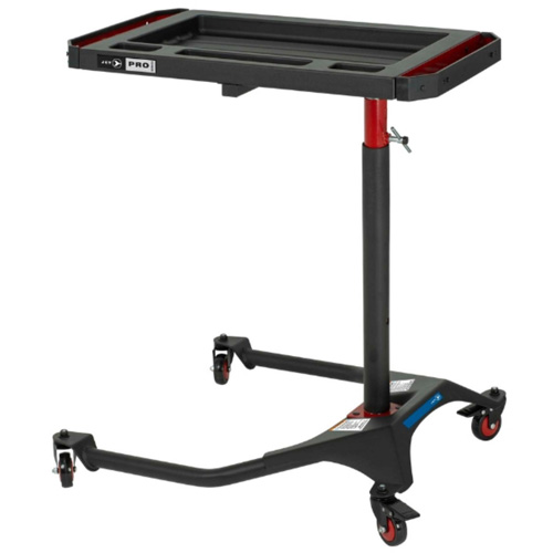 JUHT-100A Adjustable-Height Under-Hood ABS Tool Tray, 0 Drawers, 18-7/10" L x 31-17/20" W x 48-2/5" H, Black Pronet Distribution