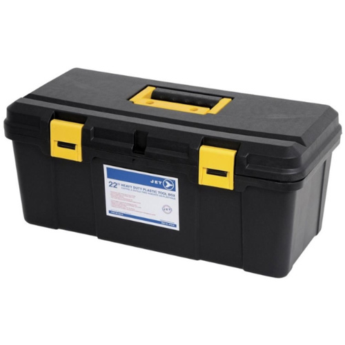 Coffre &agrave; outils portatif en plastique JPTB-22, 22" la x 10-1/4" p x 9-1/2" h, Noir Pronet Distribution