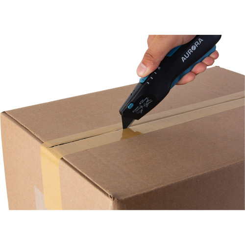 Retractable Safety Knife , Stainless Steel, Heavy-Duty, Plastic/Aluminum Handle Pronet Distribution