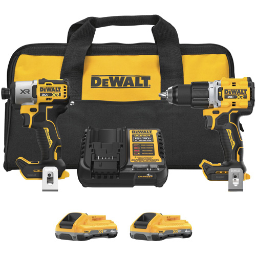 XR&reg; 2-Tool Hammer Drill/Impact Combo Kit with POWERPACK Batteries, Lithium-Ion, 20 V Pronet Distribution