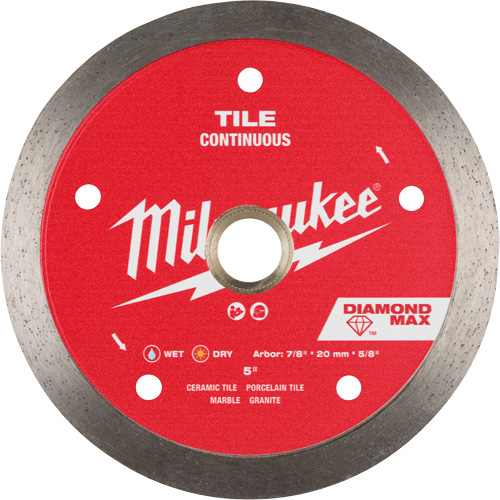Lame diamant&eacute;e continue pour tuile DIAMOND MAX Pronet Distribution