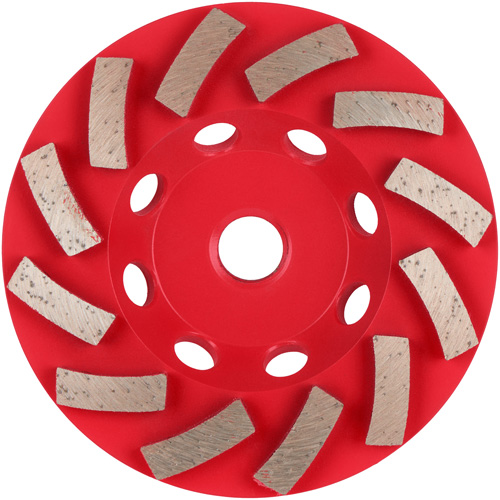 Meule boisseau diamant&eacute;e &agrave; 12 segments Turbo DIAMOND MAX Pronet Distribution