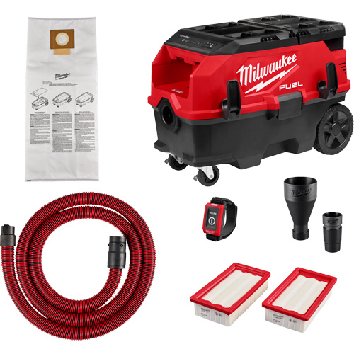 Extracteur de poussi&egrave;re &agrave; deux batteries M18 FUEL de 9 gallons, compatible avec PACKOUT avec trousse VACLINK, 27-3/4" x 19" Pronet Distribution