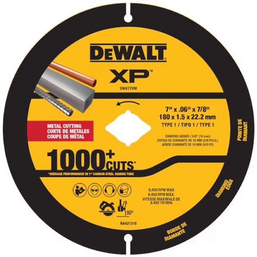 Lame diamant&eacute;e XP pour m&eacute;tal pour meuleuses angulaires et scies circulaires Pronet Distribution