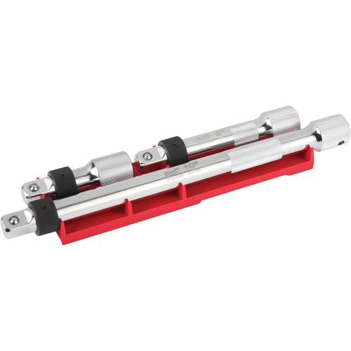 Jeu de rallonges verrouillables, Prise de 1/2", Fini Chrome, 3 M Pronet Distribution
