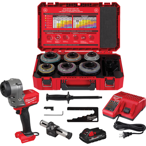 M18 FUEL Covered Conductor Cable Stripper Kit with Adjustable Bushings Pronet Distribution