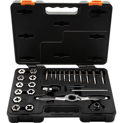 Metric Ratcheting Tap & Die Set, 27 Pieces Pronet Distribution