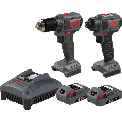 Compact Drill & Screwdriver Cordless Combo Tool Kit, Lithium-Ion, 20 V Pronet Distribution