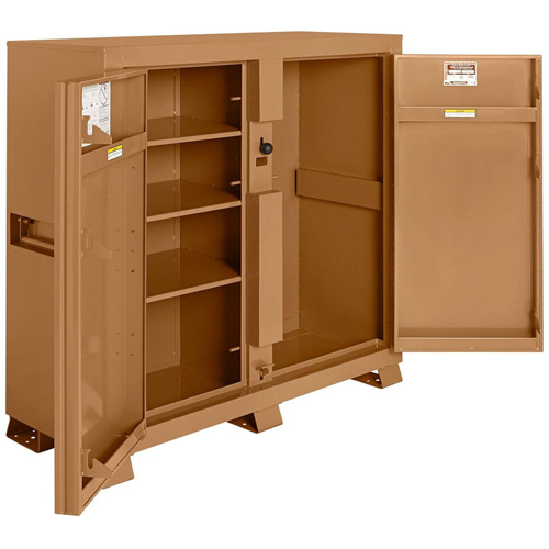 Armoire de chantier mod&egrave;le 111 avec cadenas, Acier, 47,5 pi³, Havane Pronet Distribution