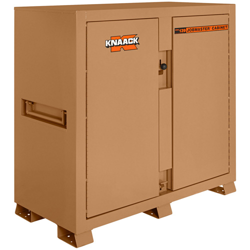 Armoire de chantier mod&egrave;le 139 avec cadenas, Acier, 59,4 pi³, Havane Pronet Distribution