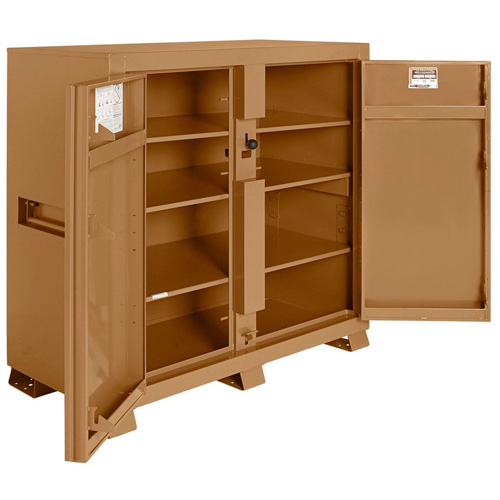 Armoire de chantier mod&egrave;le 139 avec cadenas, Acier, 59,4 pi³, Havane Pronet Distribution
