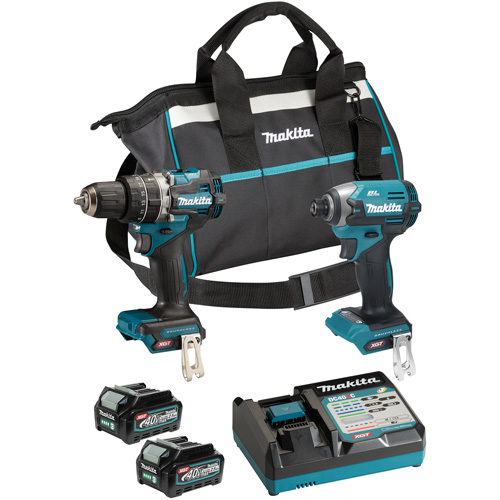 40Vmax XGT Brushless Cordless Impact Driver & Hammer Drill/Driver Tool Kit, Lithium-Ion, 40 V Pronet Distribution