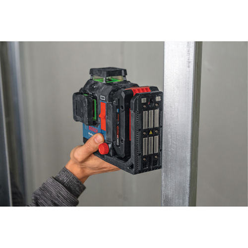 Laser dalignement/nivellement 360 connect&eacute; &agrave; faisceau vert &agrave; trois points Pronet Distribution