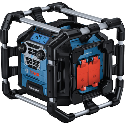 Radio de chantier avec Bluetooth 5.0 et station dalimentation, Lithium-ion, 18 V Pronet Distribution