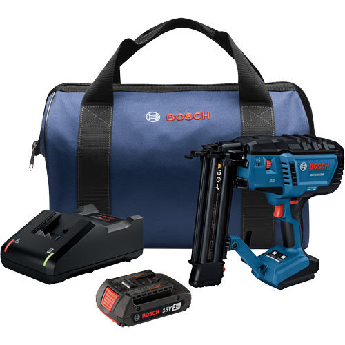 Brushless 18-Gauge Brad Nailer Kit with Standard Power Battery, 18 V, Lithium-Ion Pronet Distribution