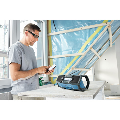 Radio de chantier compacte avec Bluetooth 5.0, Lithium-ion, 18 V Pronet Distribution