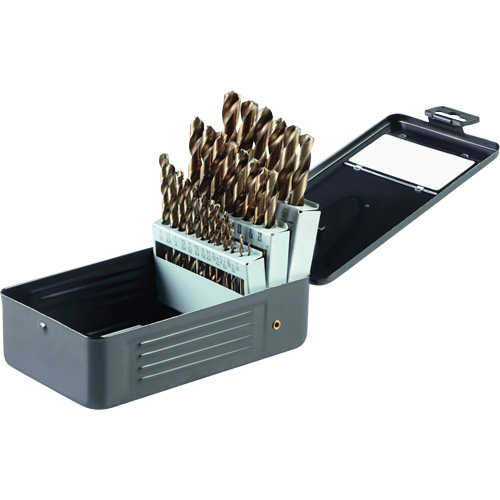 Gold Oxide Drill Bit Set, 29 Pieces, High Speed Steel Pronet Distribution