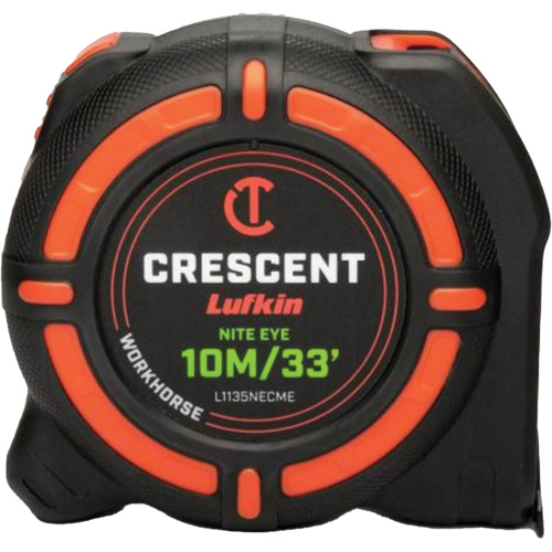 WORKHORSE NITE EYE Tape Measure, 1-1/4" x 35' Pronet Distribution