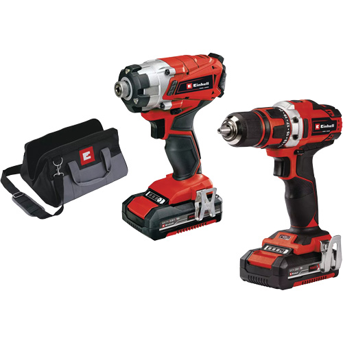 Cordless 1/2” Drill/Driver & 1/4” Impact Kit, Lithium-Ion, 18 V Pronet Distribution