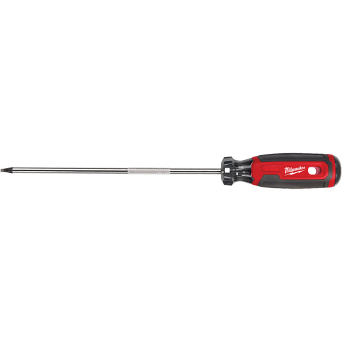 Square Screwdriver, #2 Tip, 12-7/10" L, Cushion Grip Handle Pronet Distribution