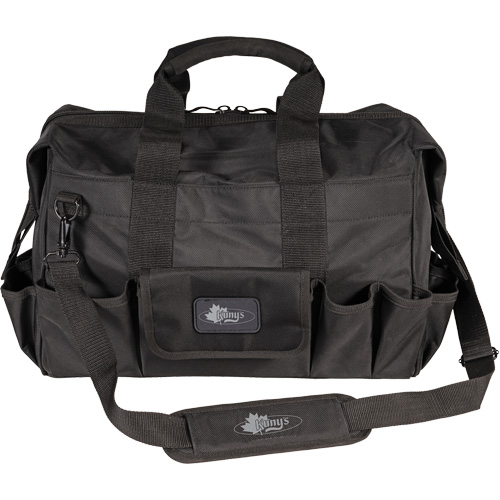 Sac &agrave; outils Phantom 18" pour entrepreneur, Polyester balistique, 25 pochettes, Noir Pronet Distribution