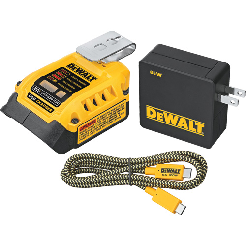 MAX*/FLEXVOLT &reg; 5 Amp USB Charging Kit, 20 V, Lithium-Ion Pronet Distribution