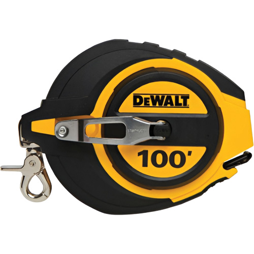 Closed Case Long Tape Measure, 100', Imperial Graduations Pronet Distribution