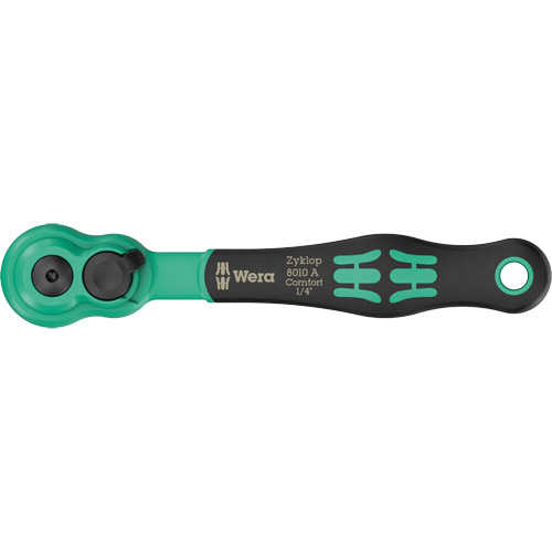 Cl&eacute; &agrave; cliquet Zyklop Comfort avec levier dinversion, Prise de 1/4", Poign&eacute;e Ergonomique Pronet Distribution