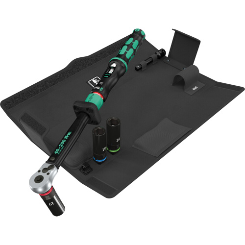 Ensemble cl&eacute; dynamom&eacute;trique Click-Torque Lock C 3 jeu 1 pour changement de roue, 6 Mcx, Prise de 1/2", Profond Pronet Distribution