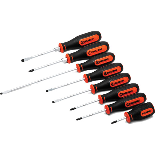Dual Material Screwdriver Set, 8 Pcs. Pronet Distribution