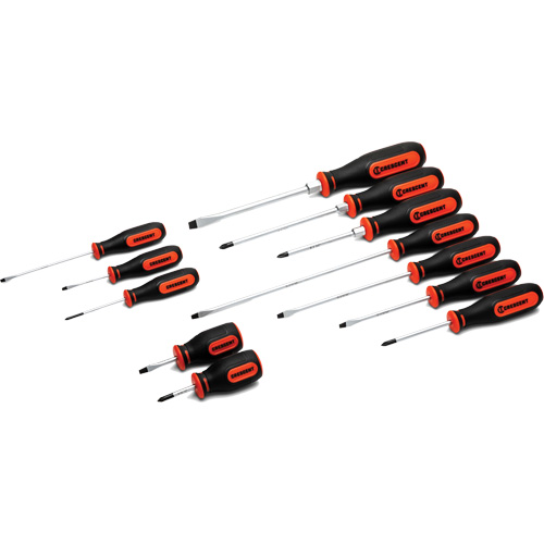 Dual Material Screwdriver Set, 12 Pcs. Pronet Distribution