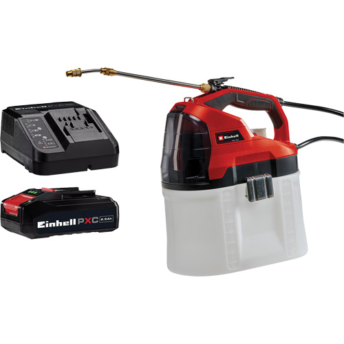 Pulv&eacute;risateur de produits chimiques sans fil 18V avec batterie 2,5 Ah et ensemble de d&eacute;part de chargeur, 253,6 oz (7,5 L) Pronet Distribution