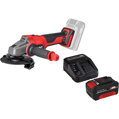 Professional Cordless Angle Grinder with 4Ah PXC Battery & Charger Starter Kit, 5" Wheel, 18 V Pronet Distribution