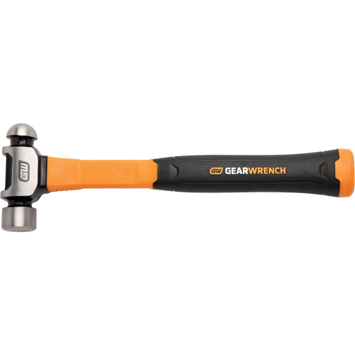 Ball Pein Hammer, 16 oz. Head Weight, Plain/Polished Face, Fibreglass Handle Pronet Distribution