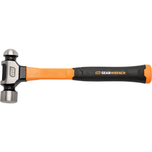 Ball Pein Hammer, 32 oz. Head Weight, Plain/Polished Face, Fibreglass Handle Pronet Distribution